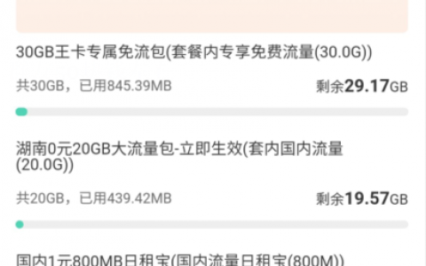 湖南益阳联通大王卡月租19元通用20GB+定向30GB