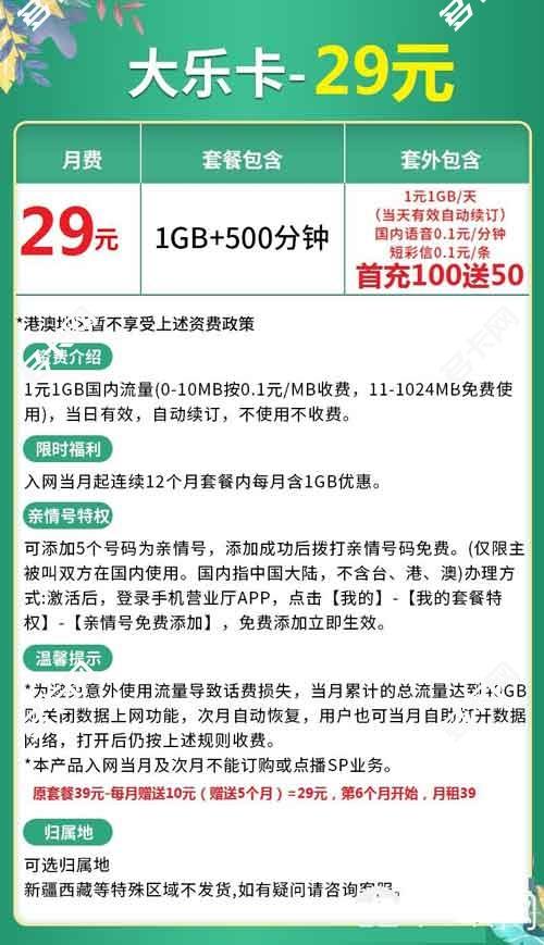 联通丁卡29元套餐怎么样？申请方法有哪些？