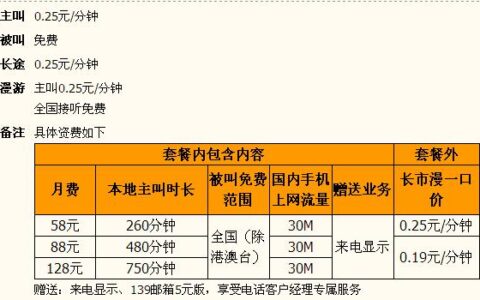 中国移动58元宽带套餐详情，月费低速率高，适合家庭用户